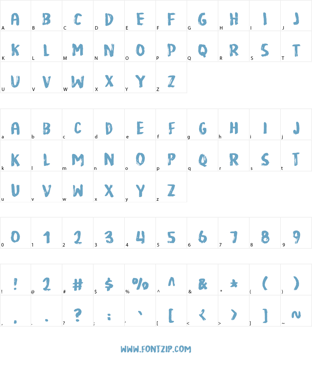 Reliable DEMO Font Character